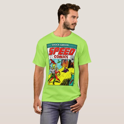 1940's SPEED Comics T-Shirt  (Devant entier)