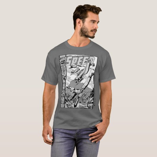 1940's SPEED Comics T-Shirt (Devant entier)
