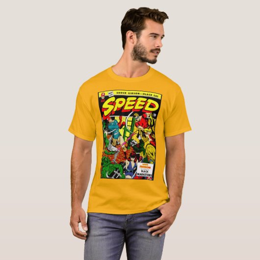 1940's SPEED Comics T-Shirt (Devant entier)