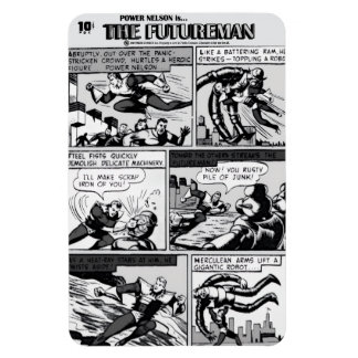1940's The FUTUREMAN Comic Strip Flexible Magnet Magneet