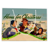 1940s Thuis voor Kerstmis Groot Cadeauzakje (Achterkant)