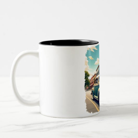 1940s Vintage Car Mug (Gauche)