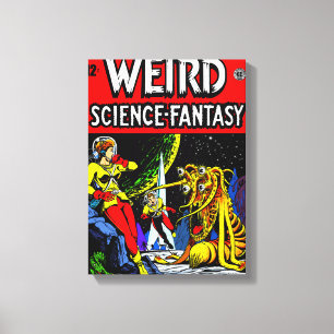 1940's WEIRD: Science ~ Fantasy Canvas Print