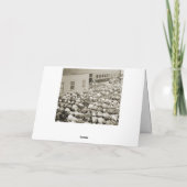 1940'S WOII MENIGTE VAN MENSEN SPRAAKBUBBELS FOTO KAART (Achterkant)