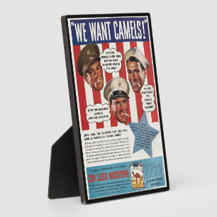 1940S WWII MILITAIRE RECLAME FOTOPLAAT