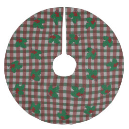 1940s Xmas Gingham Kerstboom Rok