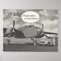 1941 Ad Defense Thema. Vliegtuig.