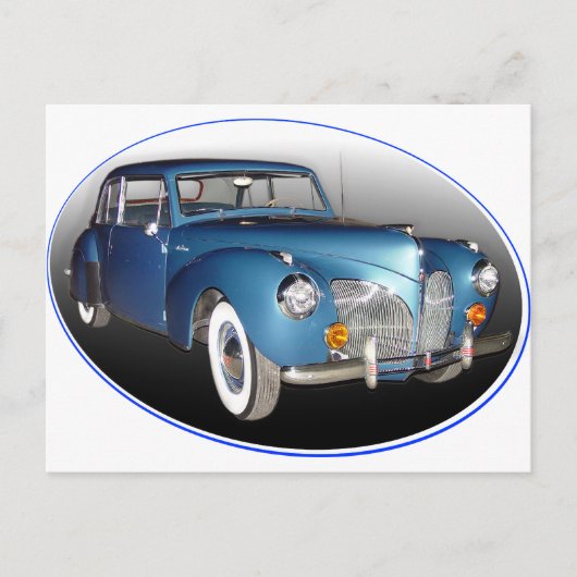 1941 LINCOLN CONTINENTAL #1 BRIEFKAART (Voorkant)
