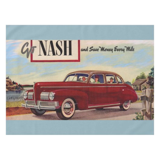 1941 Nash automobile & Tafelkleed (Voorkant (Horizontaal))