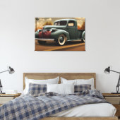 1941 Pickup Truck Canvas afdrukken (Insitu (Slaapkamer))