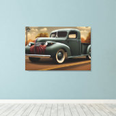 1941 Pickup Truck Canvas afdrukken (Insitu (Houten vloer))