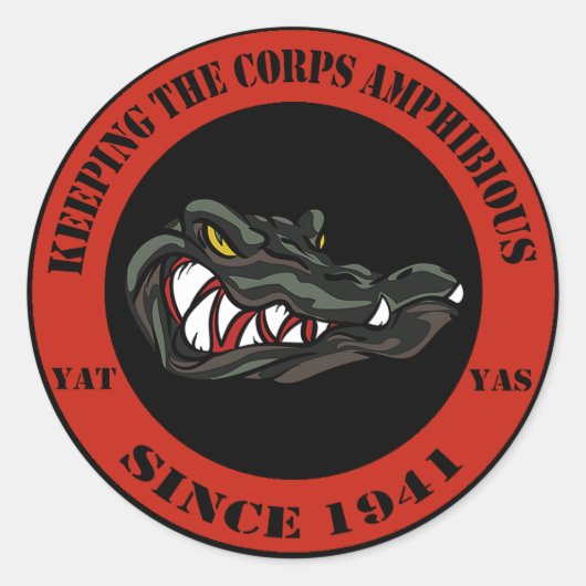 1941 Rood Ronde Sticker (Voorkant)