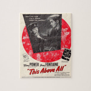 1942 Dit is bovenal het poster van films Legpuzzel