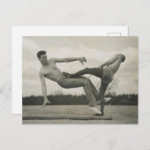 1942 gevechtstraining briefkaart (Voorkant / Achterkant)