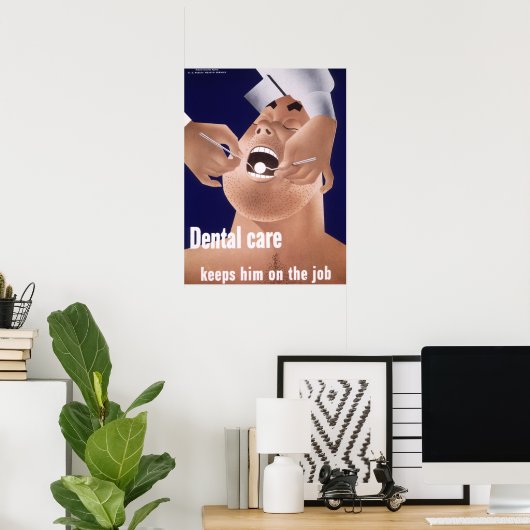 1942 Poster tandheelkunde (Thuiskantoor)