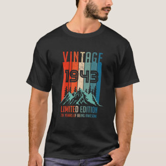  1943 Limited Edition 79th Birthday 79 Year T-shirt