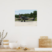 1943 Supermarine Spitfire Mk IXe. Poster (Keuken)