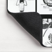 1943 War Dept Harley Davidson onderdelenhandleidin Muismat (Hoek)