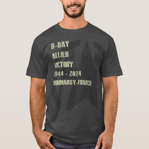 1944 Dag 2024 80ste Jubileum Normandië 5 T-shirt