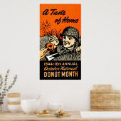 1944 Donut Poster (Keuken)