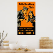 1945 Donut Poster (Keuken)