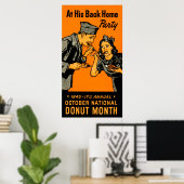 1945 Donut Poster (Thuiskantoor)