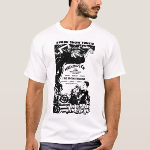 1945 Halloween Spook Show Movie AD T-shirt