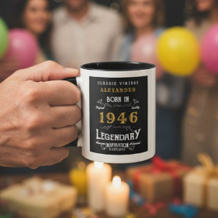 1946 80ste verjaardagscadeau gepersonaliseerde re mok