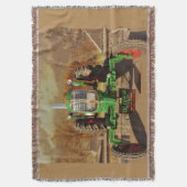  1946 Oliver 70 Cozy Throw Blanket Deken (Voorkant Verticaal)