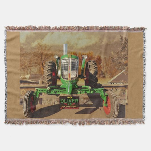 1946 Oliver 70 Cozy Throw Blanket Deken (Voorkant)