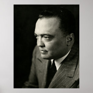 1947 FBI-architector J. Edgar Hoover Poster