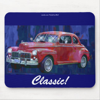 1947 Klassieke auto Collectible Art Mousepad Muismat