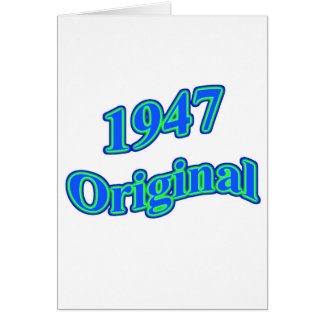 1947 Origineel Blauw Groen