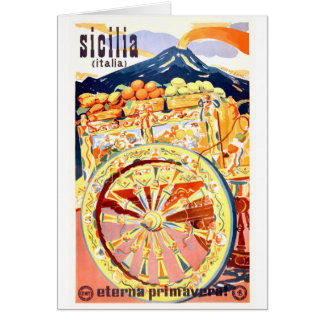 1947 Sicilië - reisposter eternal Spring