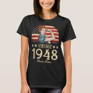 1948 1948 74e verjaardag 74 jaar oud t-shirt