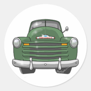 1948 Chevrolet Pickup Truck Ronde Sticker