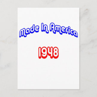 1948 Gemaakt in Amerika Briefkaart