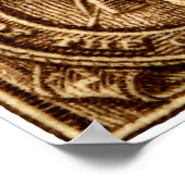 1948 Oklahoma Indische honderdstempelstempel Poster (Hoek)