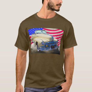 1948 Pontiac Silver Streak en de vlag van de Veren T-shirt