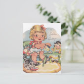 1948 Zeerdagse groeten Briefkaart (Staand voorkant)