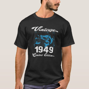  1949 - 73 jaar oude Geviste overzeese visserij T-shirt