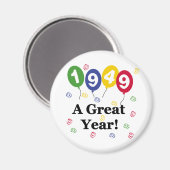 1949: een grote jaardag magneet (Voorkant / Achterkant)