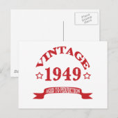 1949 Gerijpt tot Paerfection Briefkaart (Voorkant / Achterkant)