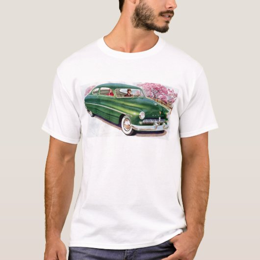 1949 groene kwiksedan t-shirt (Voorkant)