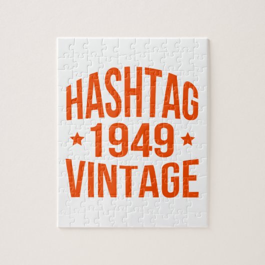 1949 Hashtag Legpuzzel (Verticaal)