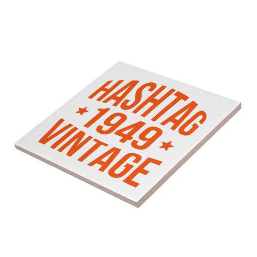 1949 Hashtag Tegeltje (Zijkant)