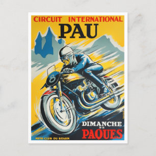 1949  races op het gebied van de motorfiets Pau Briefkaart