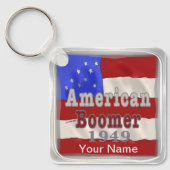 1949 Verjaardag Baby Boomer sleutelhangers (Voorkant)