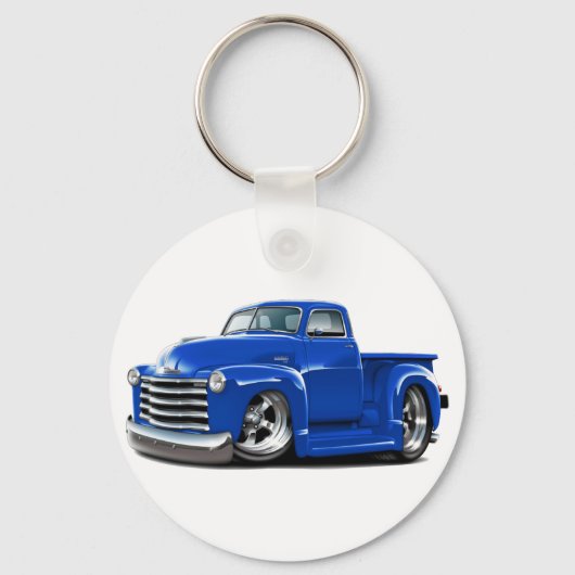 1950-52 Chevy Blue Truck Sleutelhanger (Voorkant)