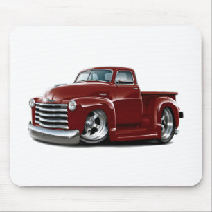 1950-52 Chevy Maroon Truck Muismat